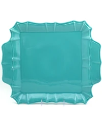 Euro Ceramica Chloe Square Platter with Handles