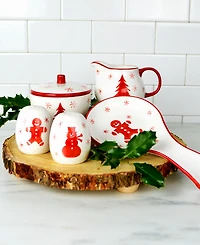 Euro Ceramica Winterfest 5-Piece Accessory Set