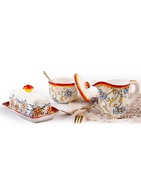 Euro Ceramica Duomo Breakfast Accessories, Set of 3