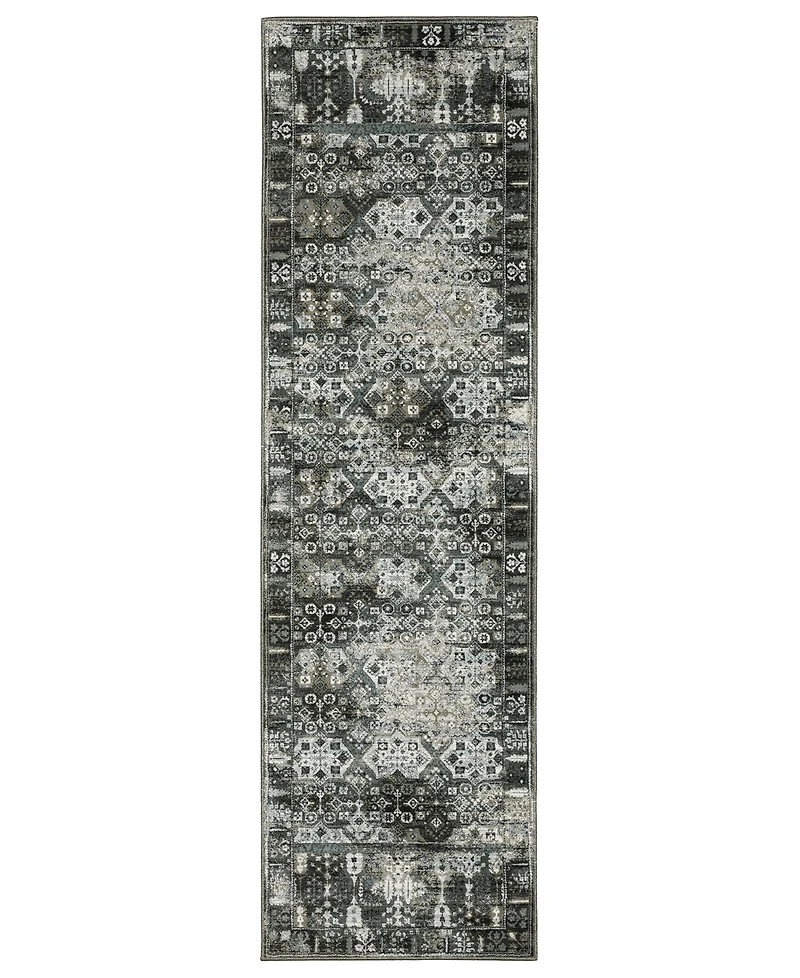 Oriental Weavers Gemini 070N2 2'3" x 7'6" Runner Area Rug