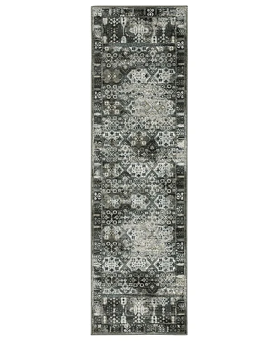 Oriental Weavers Gemini 070N2 2'3" x 7'6" Runner Area Rug