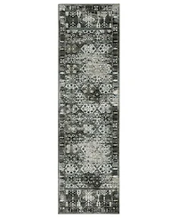 Oriental Weavers Gemini 070N2 2'3" x 7'6" Runner Area Rug