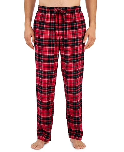 Club Room Men's Flannel Pajama Pants, Created for Macy's