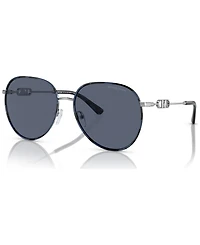 Michael Kors Women's Polarized Sunglasses, Empire Aviator