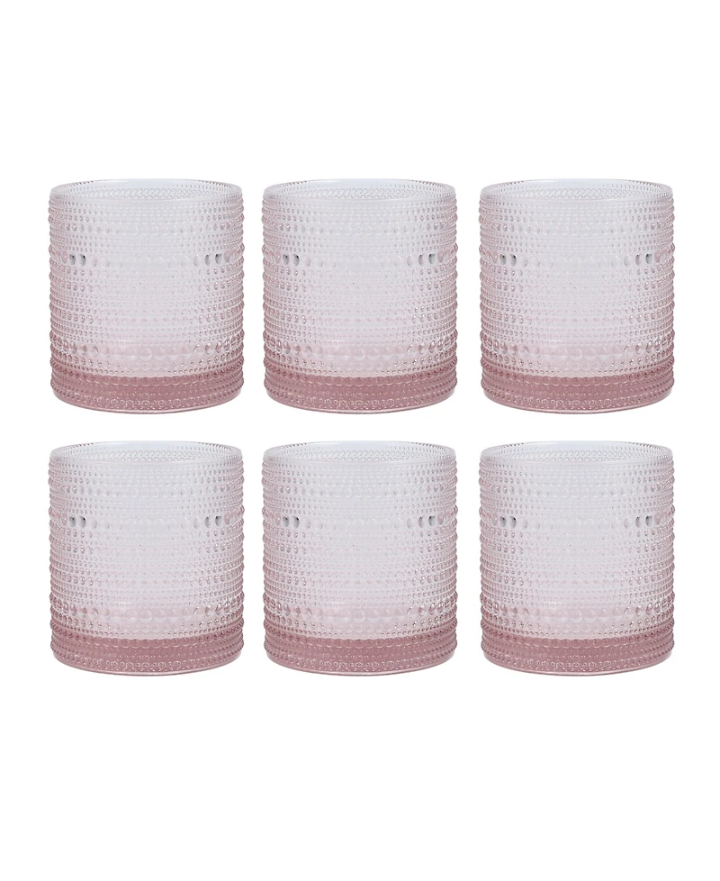 Fortessa Jupiter 13.9 Oz Triple Old-Fashioned Glass 6-Piece Set