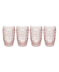 Fitz and Floyd Trestle 12-oz Glasses 4-Piece Set