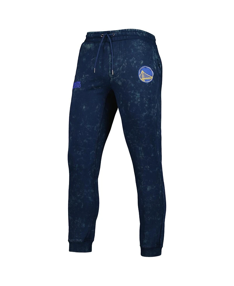 Men's and Women's The Wild Collective Royal Golden State Warriors Acid Tonal Jogger Pants
