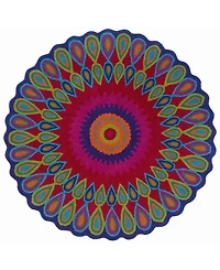 Lr Home Valentin Vlnta-540 7'9" x Round Area Rug
