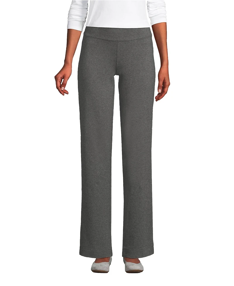 Lands' End Women's Tall Starfish Mid Rise Straight Leg Pants
