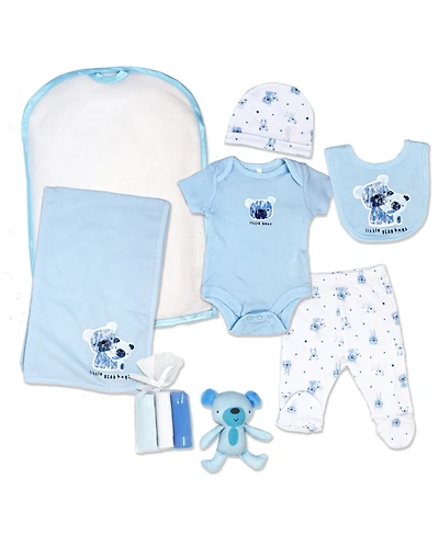 Rock-a-Bye Baby Boutique Boys Little Bear Hugs Layette Gift, 10 Piece Set