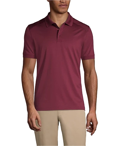 Lands' End Men's Short Sleeve Rapid Dry Polo Shirt