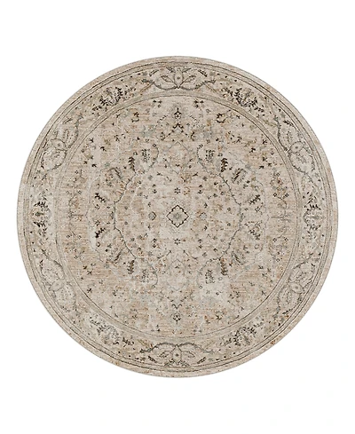 Livabliss Brunswick Bwk- 5'3" x 5'3" Round Area Rug