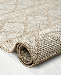 Closeout! Lr Home Oliva OLIVA82118 5' x 7' Outdoor Area Rug