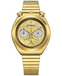 Citizen Men's Chronograph Star Wars C-3PO Gold-Tone Stainless Steel Bracelet Watch 38mm