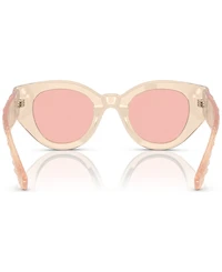 Burberry Women's Low Bridge Fit Sunglasses, Meadow