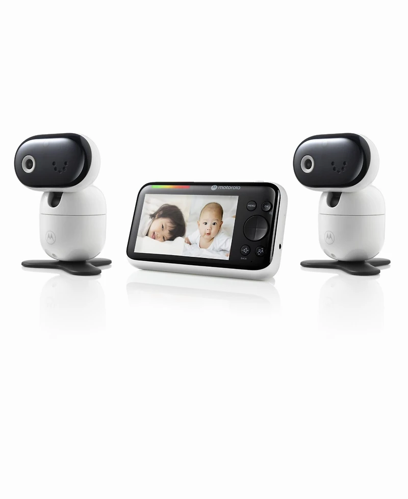Motorola 5.0" Hd Motorized Video Baby Monitor, 2 Camera Set