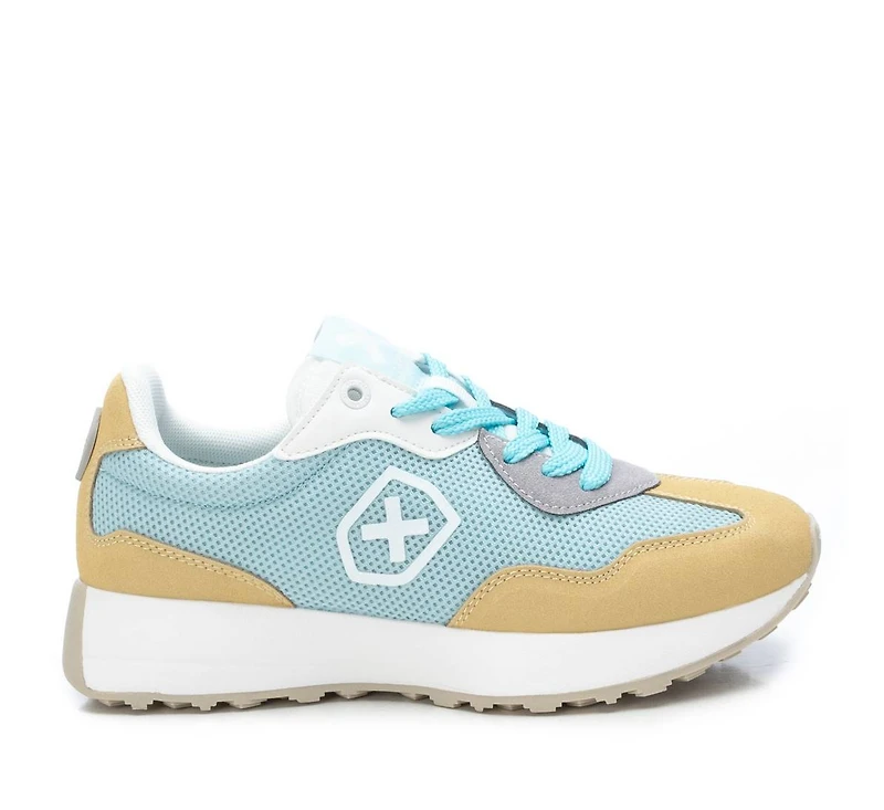 Xti Women's Sneakers By Blue With Multicolor Accent