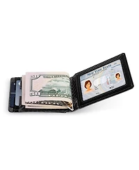 Men's Slim Bifold Wallet with Quick Access Pull Tab