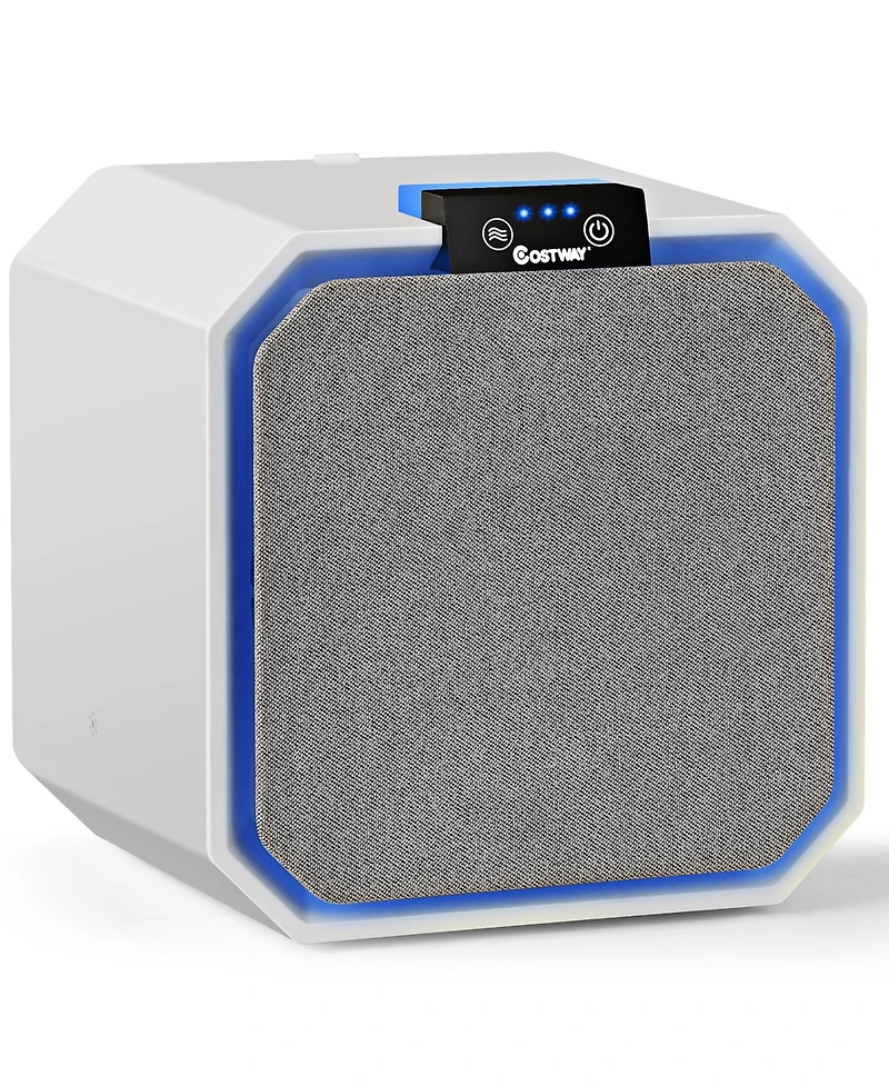 Desktop Hepa Air Purifier Home Air Cleaner W/ 2-in-1 Composite Hepa Filter