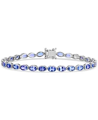 Tanzanite Tennis Bracelet (6 ct. t.w.) in Sterling Silver