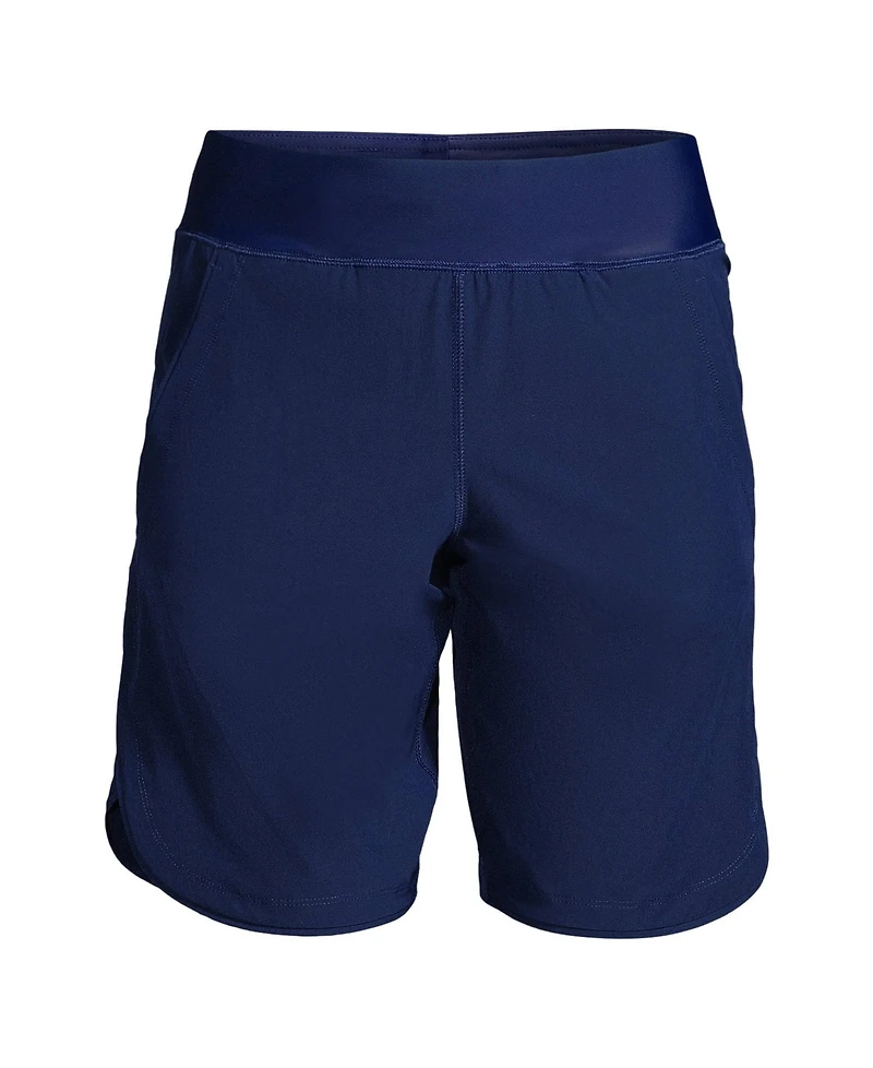 Lands' End Petite SunShade Upf 50 9" Board Shorts with Panty