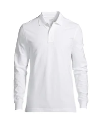 Lands' End Men's Comfort First Long Sleeve Mesh Polo