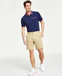 Club Room Men's Regular-Fit 9" 4-Way Stretch Shorts, Created for Macy's