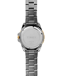 Timex Men's Quartz Analog Premium Dress Stainless Steel Two-Tone Watch 44mm