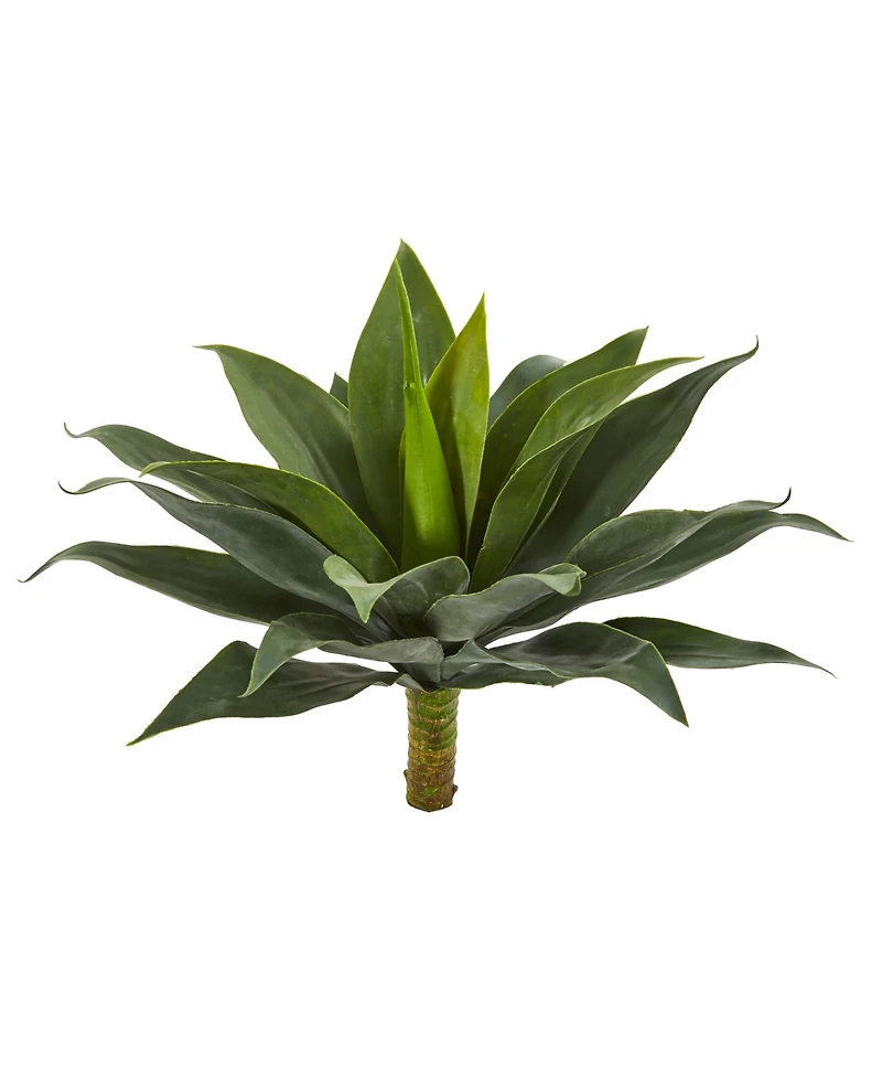 Nearly Natural 19" Large Agave Artificial Plant (Set of 2)