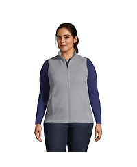 Lands' End Plus Size Thermacheck 100 Fleece Vest