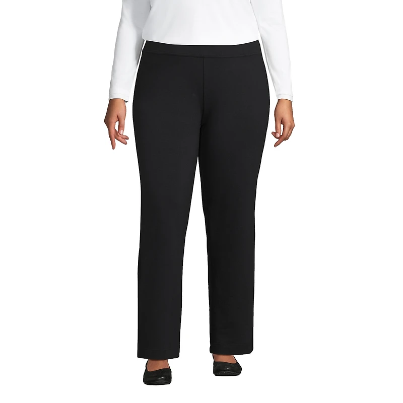 Lands' End Plus Starfish Mid Rise Straight Leg Pants