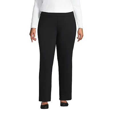 Lands' End Plus Starfish Mid Rise Straight Leg Pants