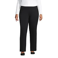Lands' End Plus Starfish Mid Rise Straight Leg Pants
