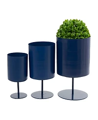 Novogratz Collection Metal Planter, Set of 3