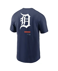 Men's Nike Navy Detroit Tigers Over the Shoulder T-shirt