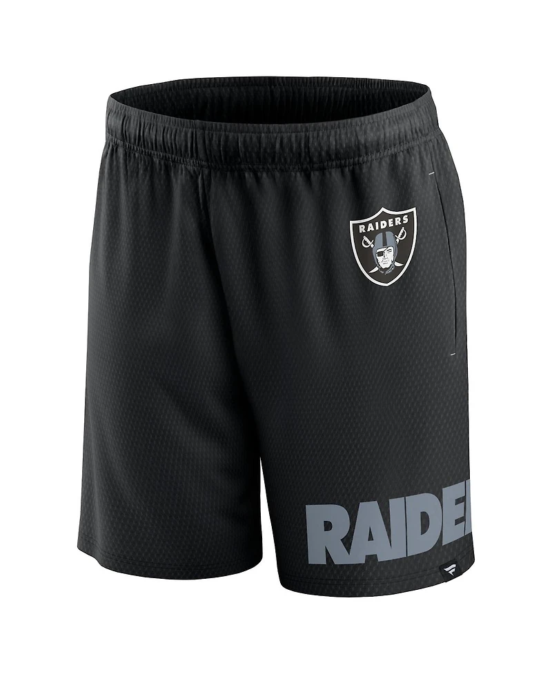 Men's Fanatics Black Las Vegas Raiders Clincher Shorts