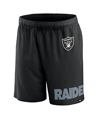 Men's Fanatics Black Las Vegas Raiders Clincher Shorts