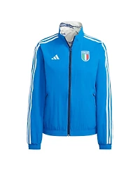 Women's adidas Blue Italy National Team Anthem Reversible Full-Zip Jacket