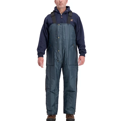 RefrigiWear Men's Econo-Tuff Lightweight Fiberfill Insulated High Bib Overalls