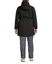 Lands' End Plus Squall Packable Waterproof Raincoat