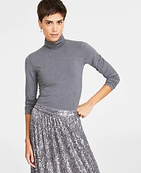 On 34th Women's Modal Long Sleeve Turtleneck, Created for Macy's