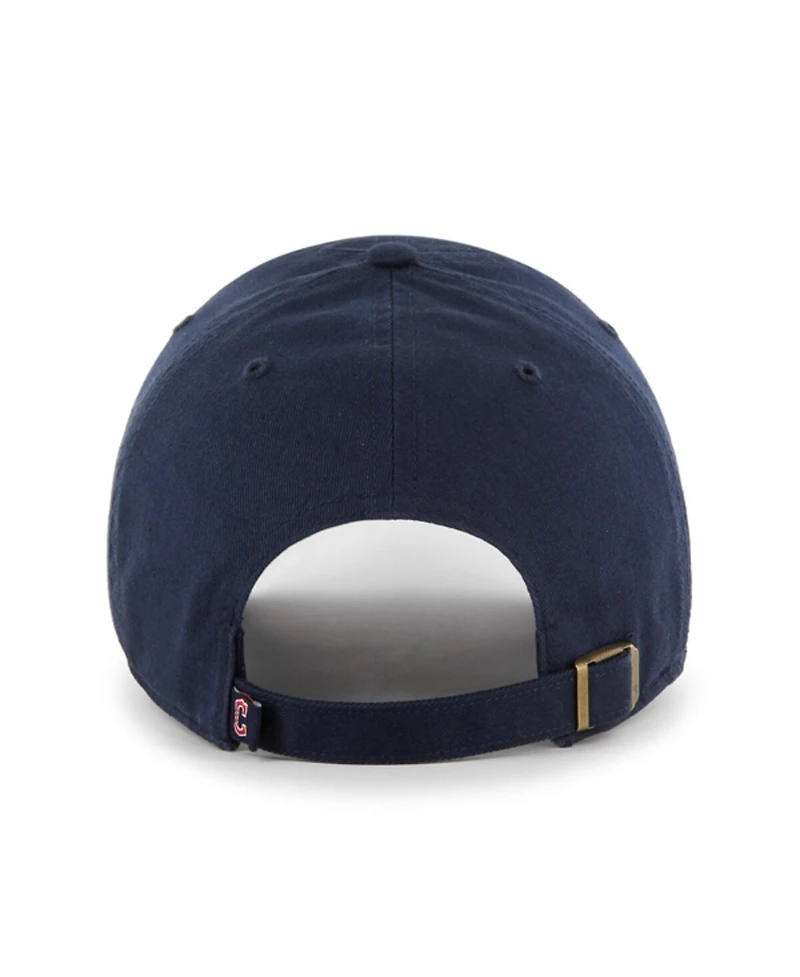 Men's '47 Brand Navy Cleveland Guardians Team Pride Clean Up Adjustable Hat