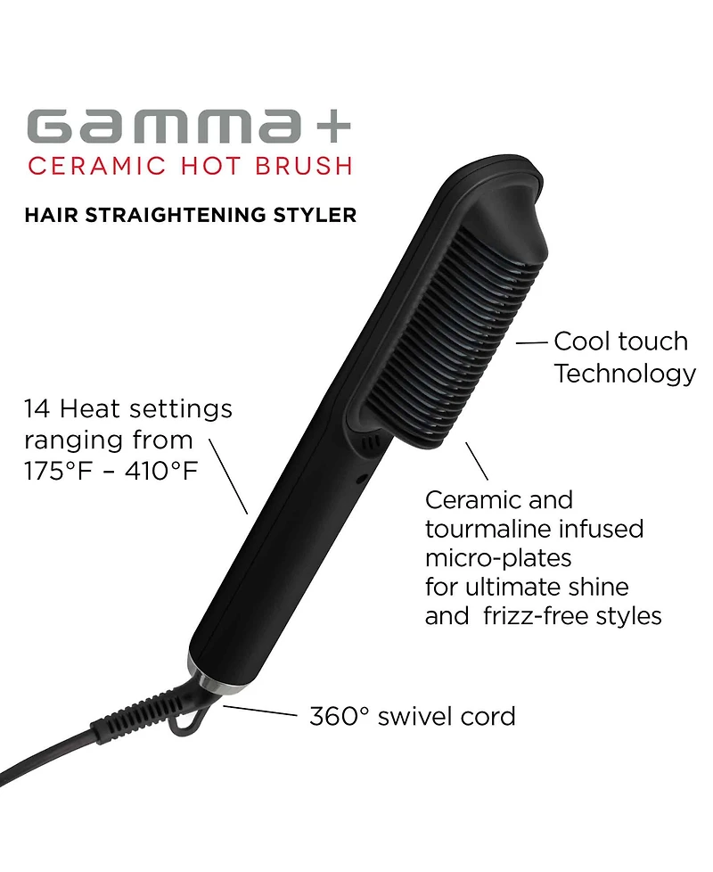 StyleCraft Professional Gamma+ Ceramic Hot Brush