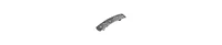 2028 Silver Tone Bone and Paw Barrette