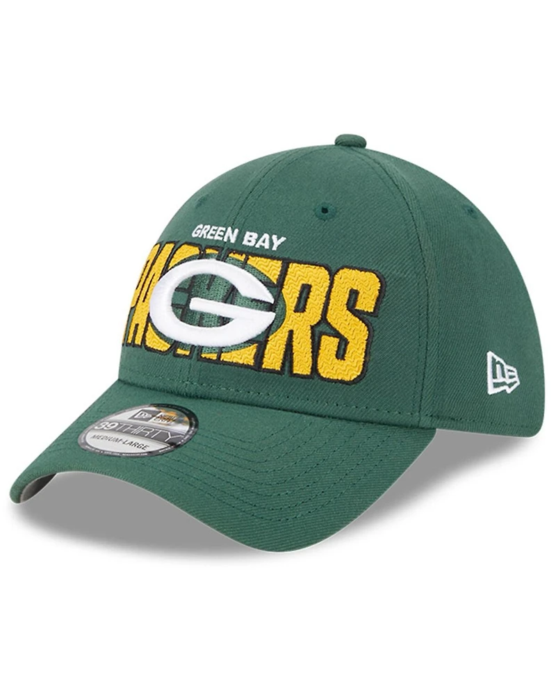 Men's New Era Green Green Bay Packers 2023 Nfl Draft 39THIRTY Flex Hat