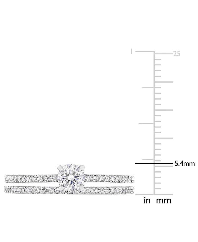 Diamond Bridal Ring Set (1/2 ct. t.w.) 14k White Gold