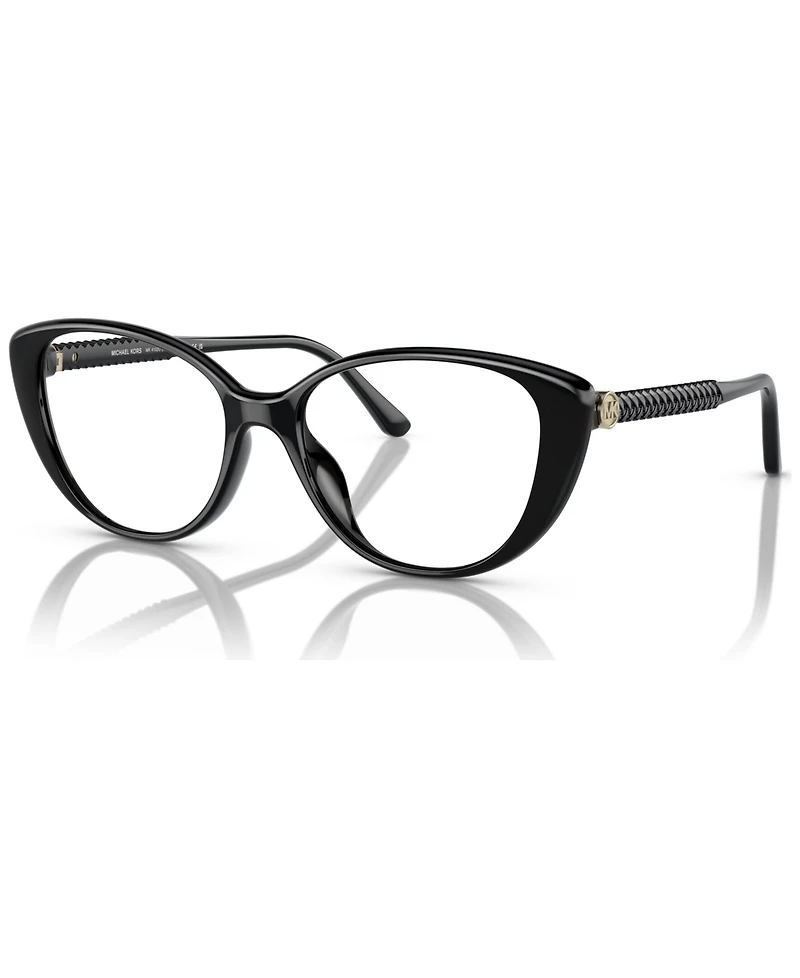 Michael Kors Women's Cat Eye Eyeglasses, MK4102U 53