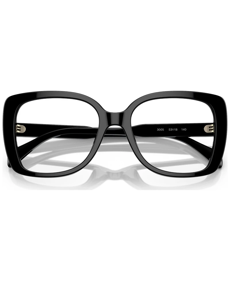 Michael Kors Women's Square Eyeglasses, MK4104U 53