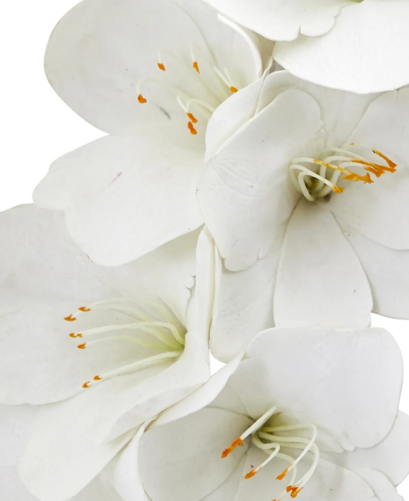 Nearly Natural 24" Amaryllis Artificial Wreath