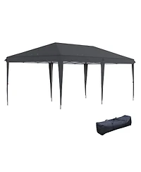 Outsunny Extra Large 10' x 19' Pop Up Canopy with Carry Bag